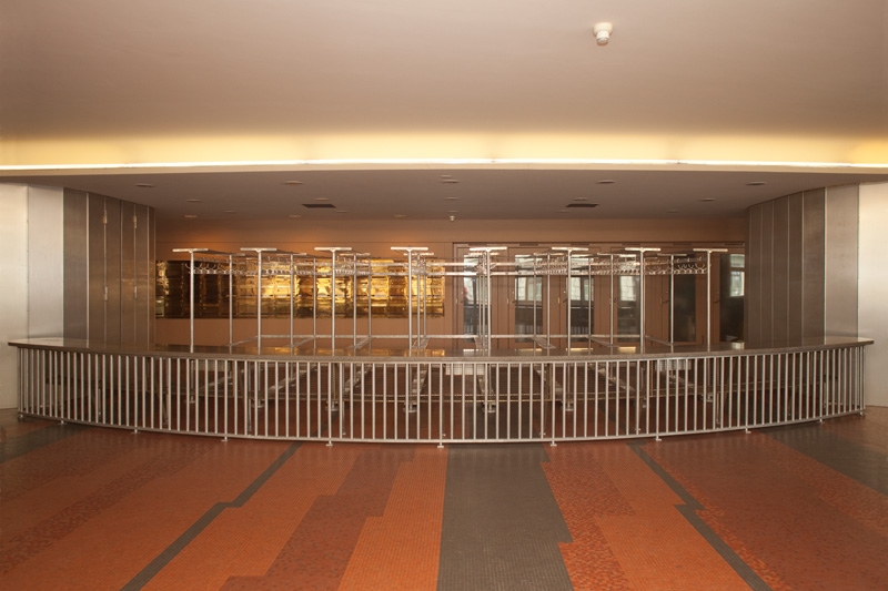 Alte Boerse Garderobe im ersten Stockwerk